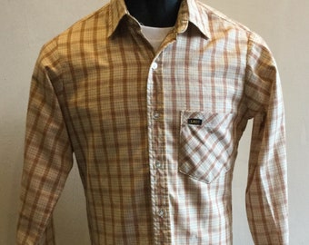 Plaid Shirt Vintage "Lee" Made in USA size small