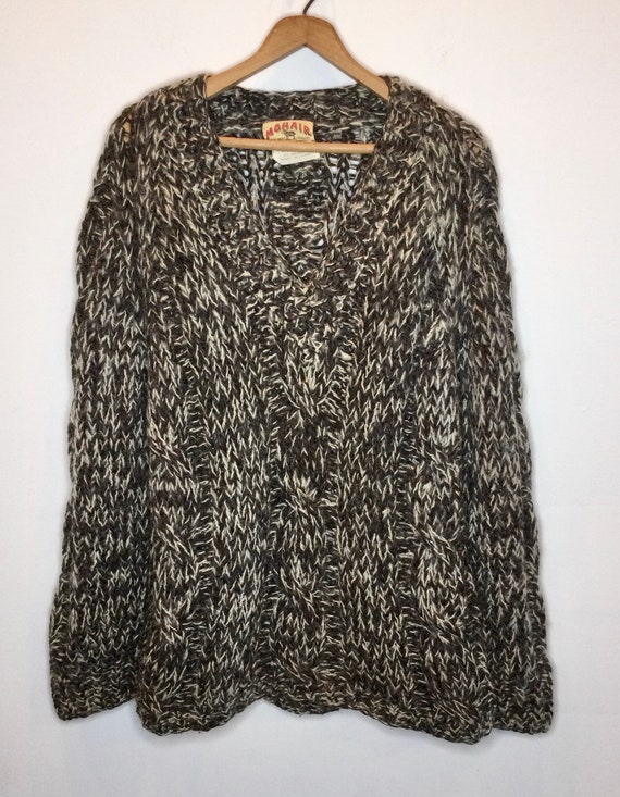 Cable Knit Mohair Sweater Made in Italy Gem