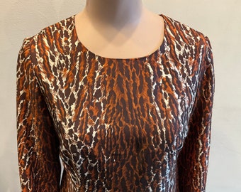 1960s Leopard Dress