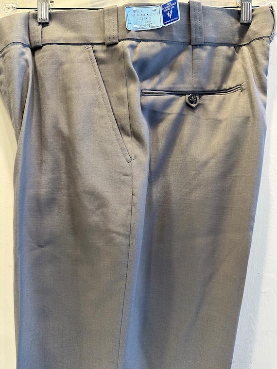 1980s Gray Poly-rayon Pants - New Old Stock - Waist 36 - Etsy