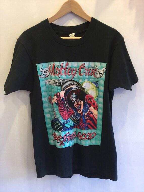 Motley Crüe Rock Tee Shirt Dr. Feel Good 1989 - image 2