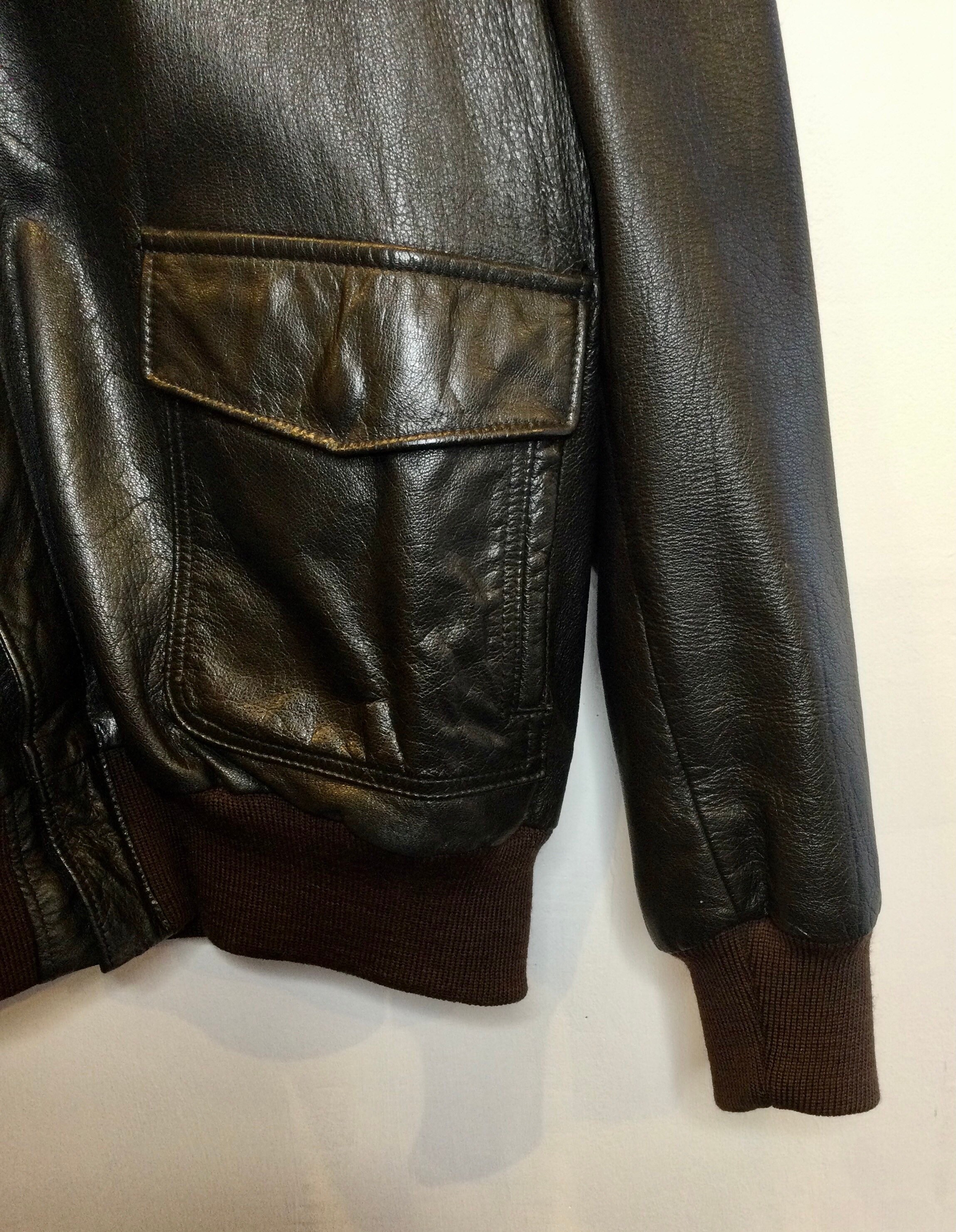 Vintage L.L. Bean Leather Bomber Jacket Size 46 - Etsy Vintage L.L. Bean Leather Bomber Jacket Size 46 - Etsy