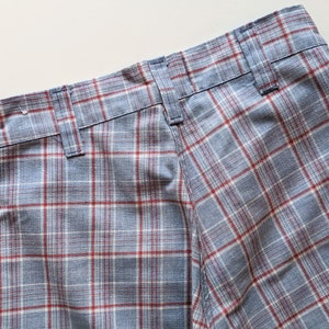 Blue Plaid Bell Bottom Pants Chest King image 7