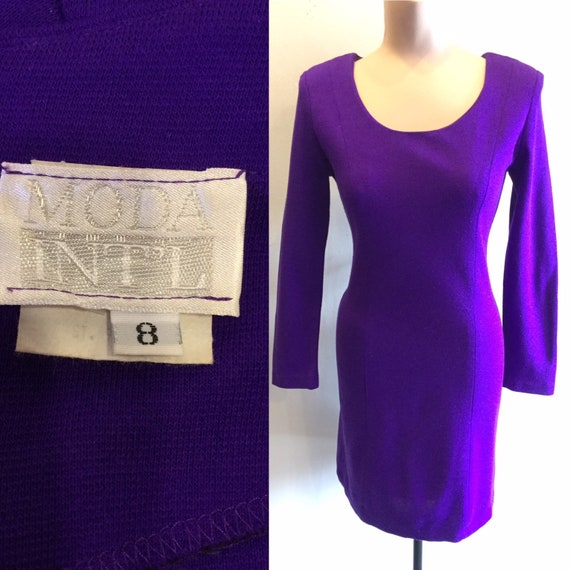 purple dress size 8