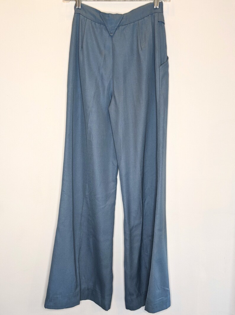 1970s Bell Bottom Pants Size 7 image 2