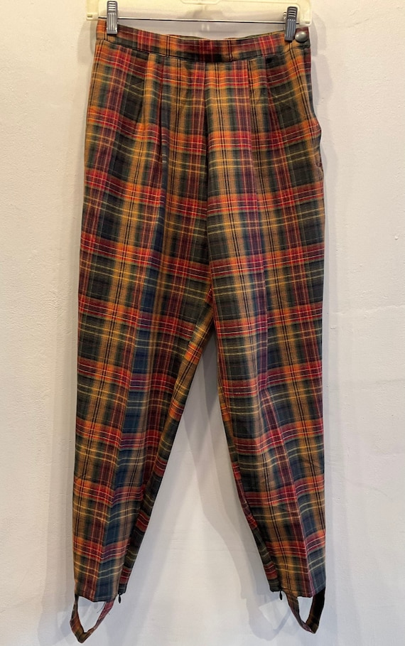 Vintage stirrup pants with - Gem