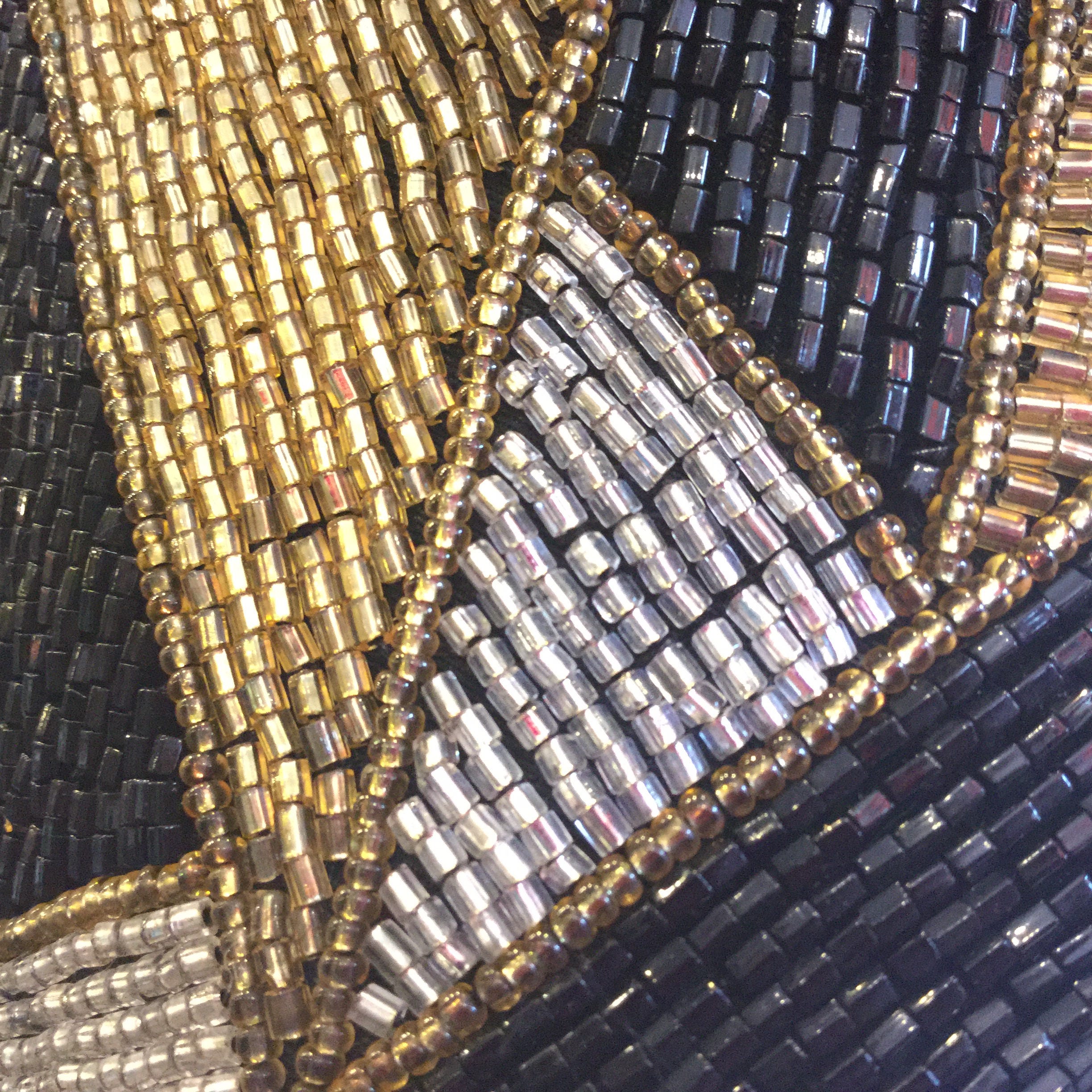 Vintage Paolo Vico 1980s Sequin & Beaded Adjustable Belt / OS Vintage 1980s Paolo Vico Beaded Belt - Etsy main image 2