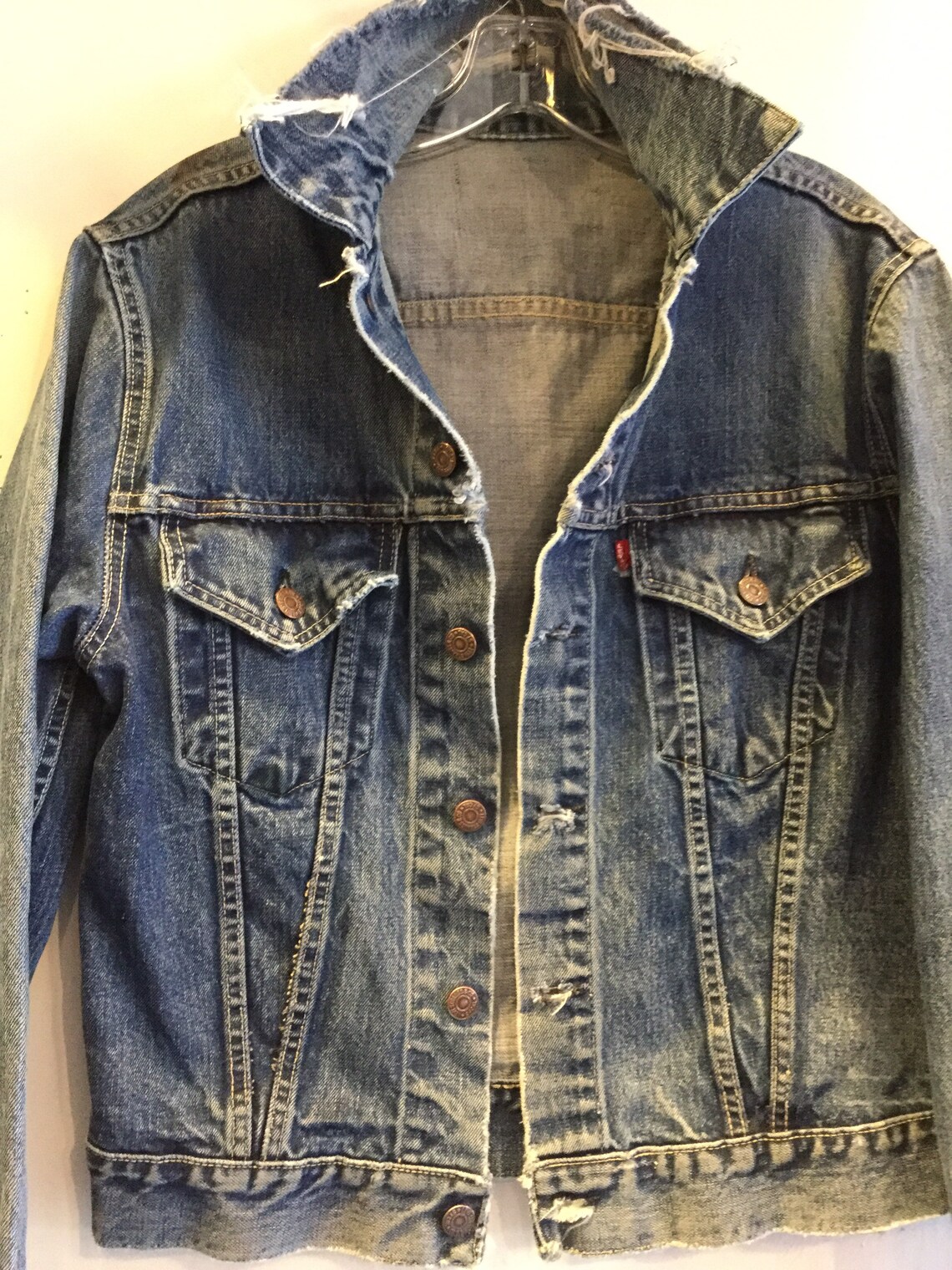 levis big e denim jacket