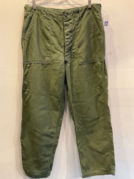 Olive Army Pant Button Fly