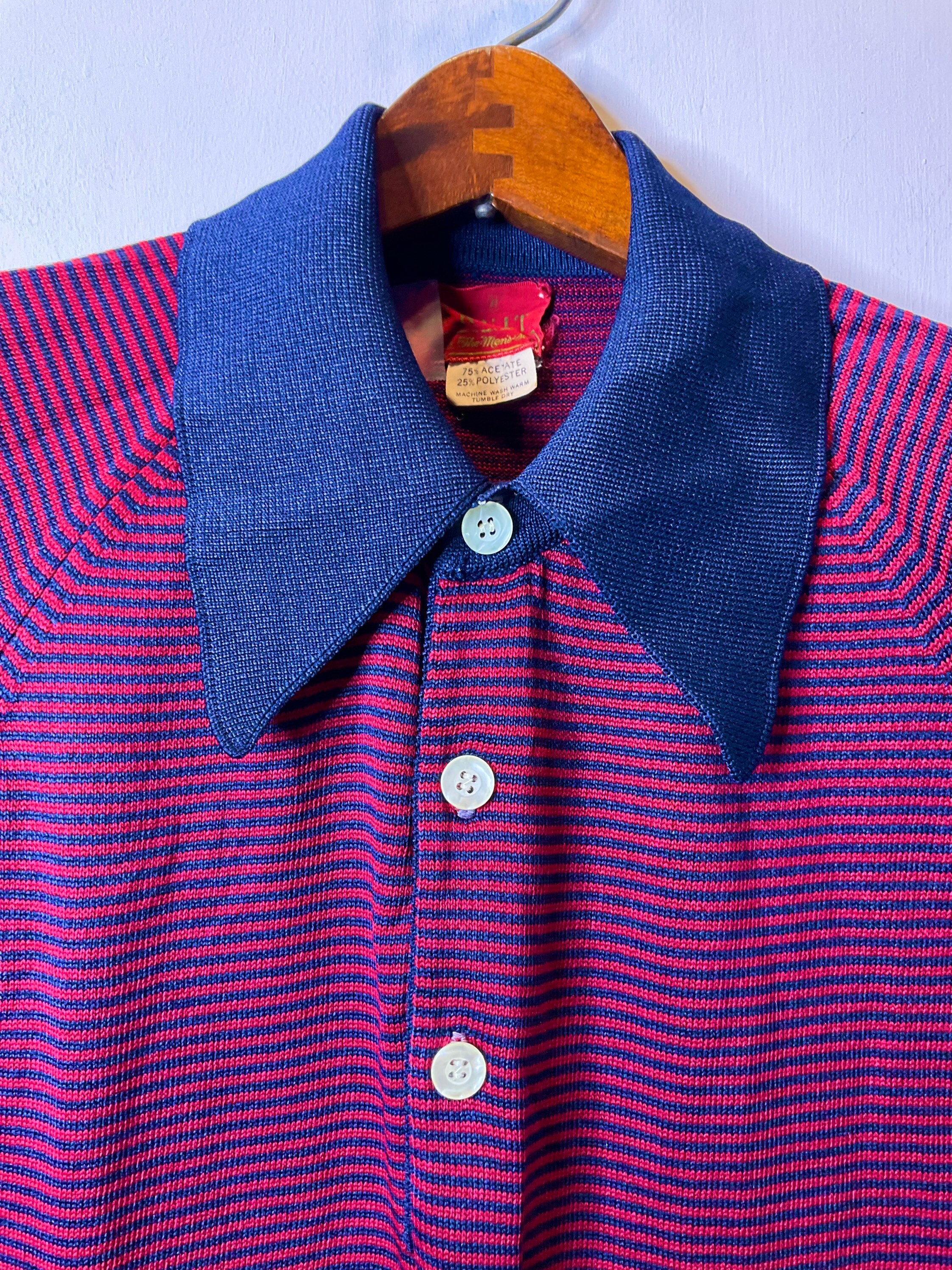 Vintage Knit Polo - Etsy