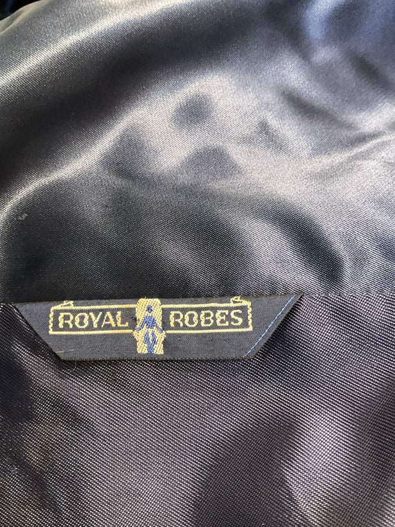 Royal Robes 1950s Rayon Satin Brocade Tie Belt - image 10