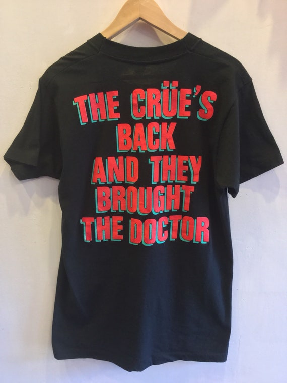 Motley Crüe Rock Tee Shirt Dr. Feel Good 1989 - image 4