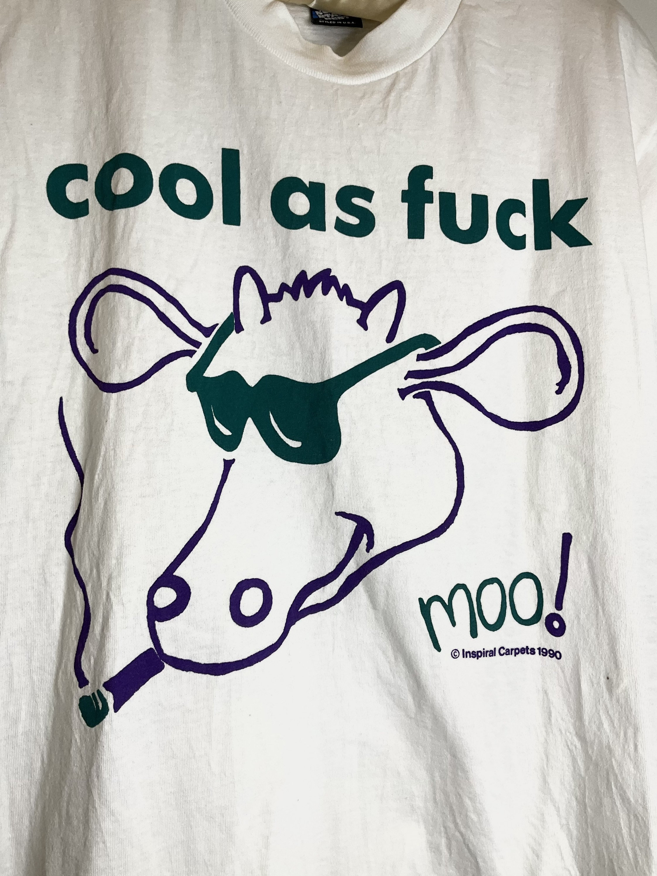 Vintage Cool as FUCK Tee 1990 - Etsy