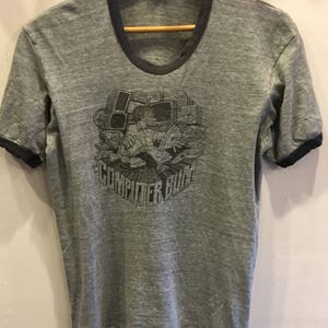Computer Bum Ringer t-shirt by Mad Magazine artist Monte Wolverton dated 1979