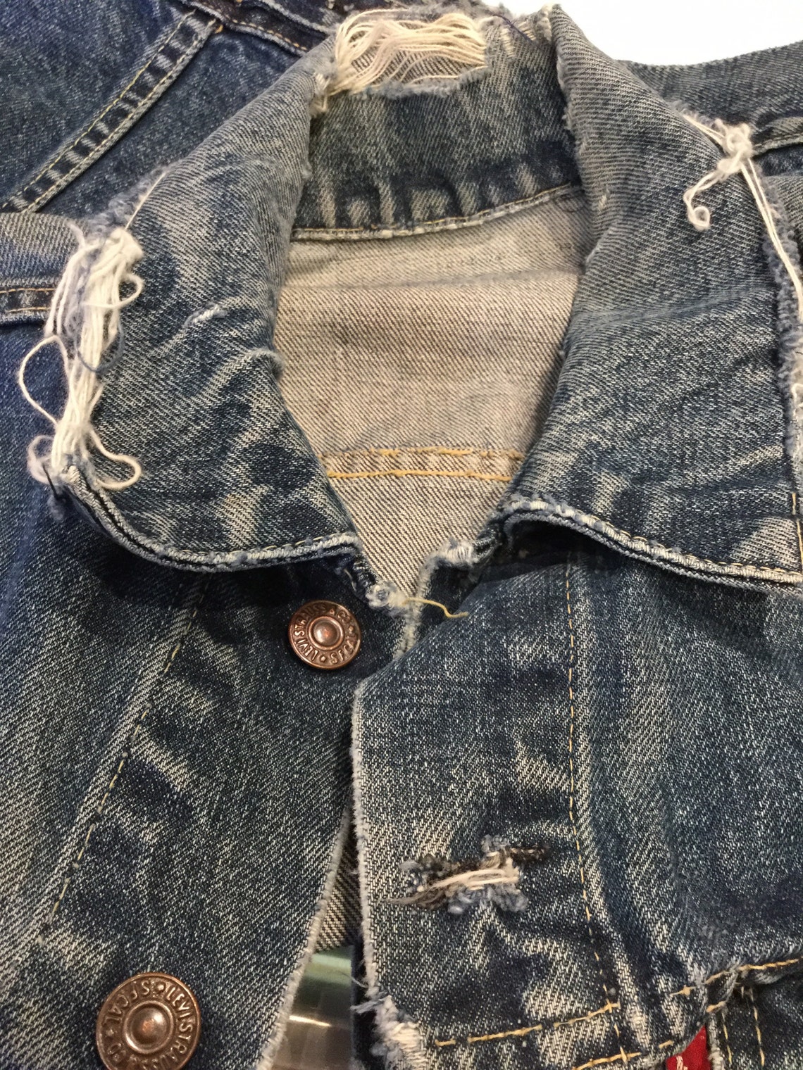 levis big e denim jacket