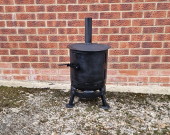 Wood burner! Log stove made from a uprecycled  cylinder