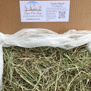 2nd Cut "Perfect Blend" Timothy Mixed Grass Hay, Small Pet Food