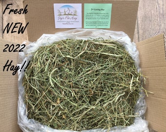 NEW 2nd Cutting Premium Hay! Timothy/Orchard Grass/Clover Mixed Grass HAY for Rabbits, Guinea Pigs, Chinchillas, Gerbils, Hamsters, Tortoise