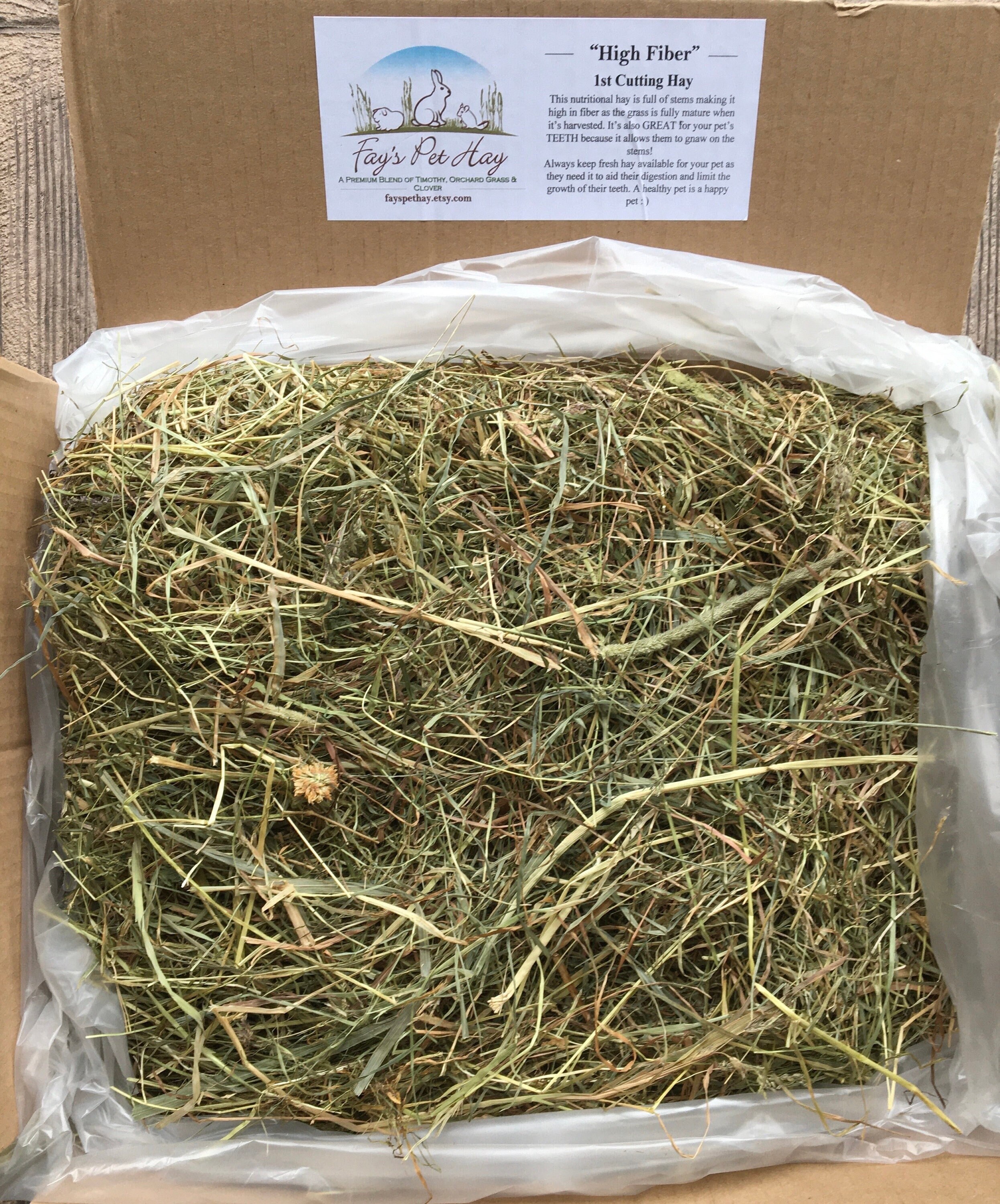 1ère coupe de foin premium « riche en fibres » ! Fay's Pet Hay fléole des  prés/mélange de graminées pour verger pour lapins, cochons d'Inde