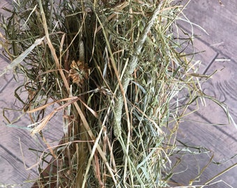 1 lb bag - 1st Cutting "High Fiber" Hay! Fay's Pet Hay Timothy/Orchard Mixed Grass HAY for Rabbits, Guinea Pigs, Chinchillas, Tortoise!!