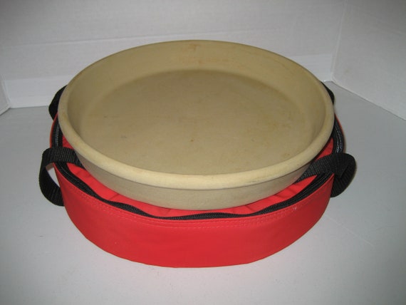 Pampered Chef Deep Dish Pizza Stone Set Quiche Pan 11 