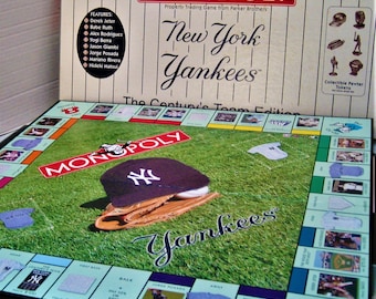 NY Yankees Monopoly Game Gift Century's Team Edition Unused Inside