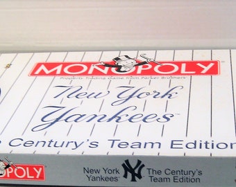 NY Yankees Monopoly Game Gift Century's Team Edition Unused Inside