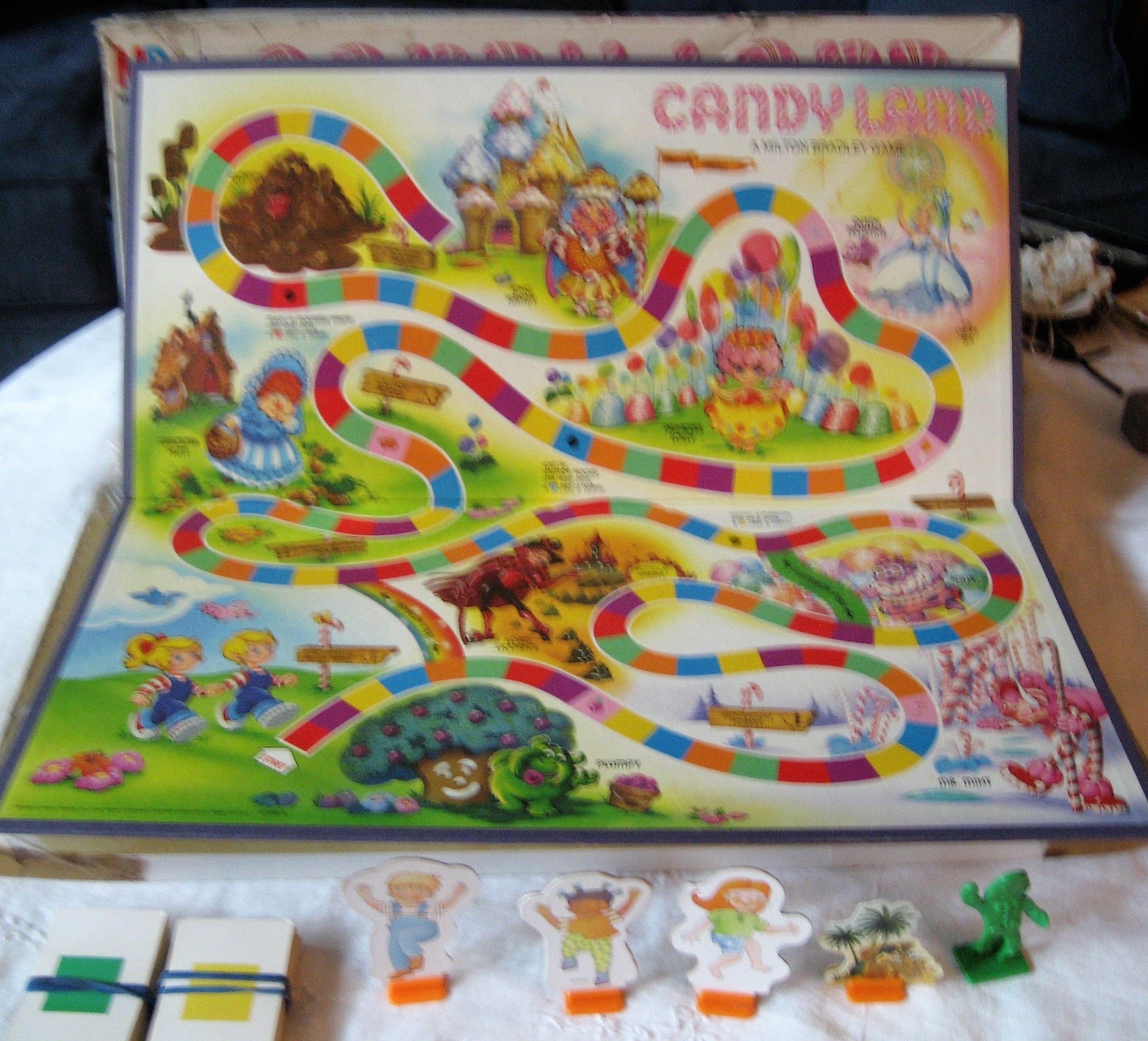 Candy Land Board Game Milton Bradley 1984 A Child's First Game Complete ...