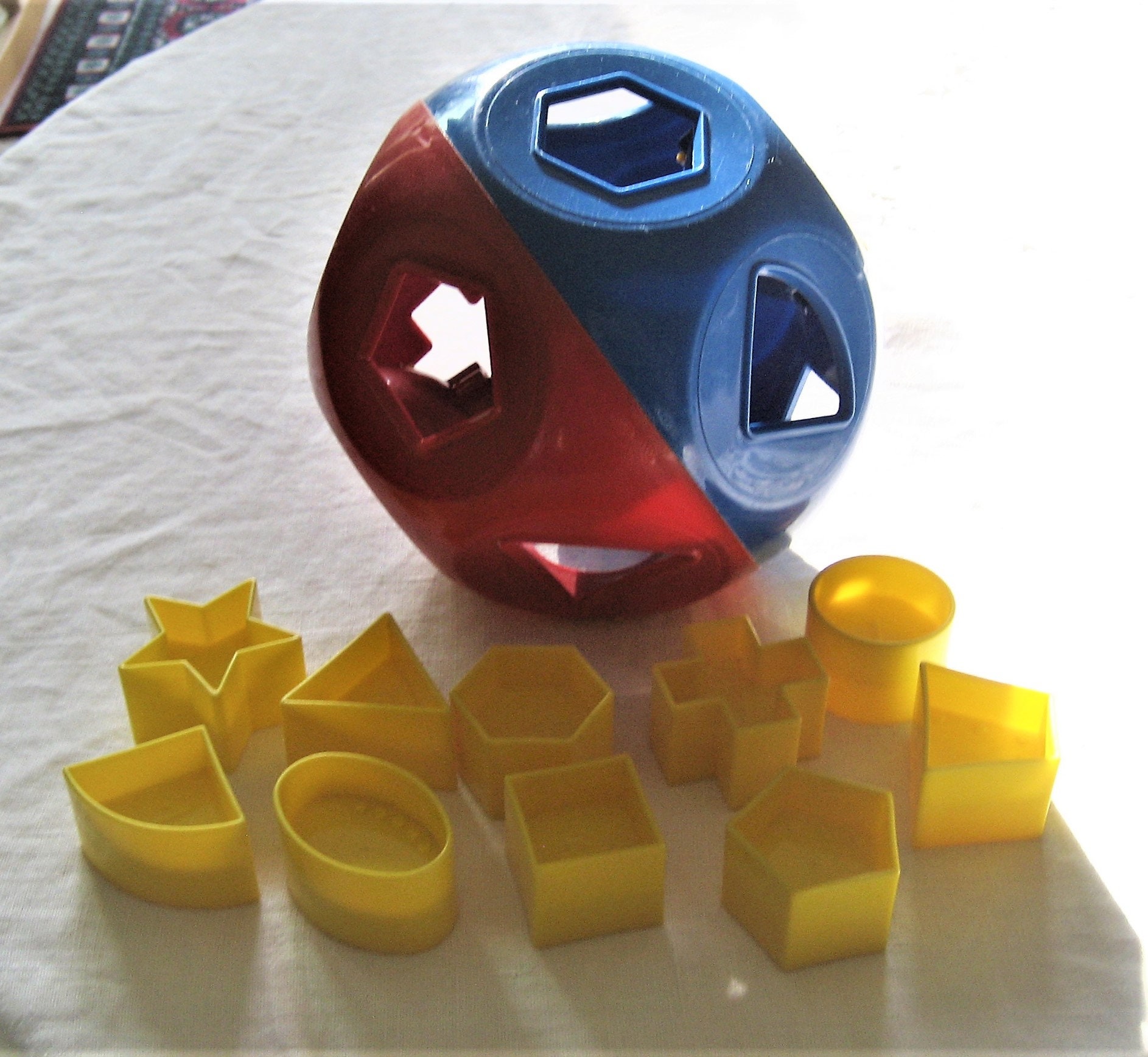 Tupperware Shape O Sorter Ball Preschool Educational Toy 10 Etsy