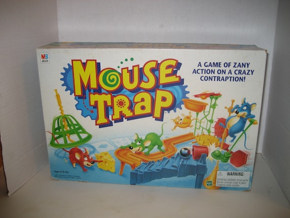 Mouse Trap Kids Board Game, Kids Game for 2-4 Players 