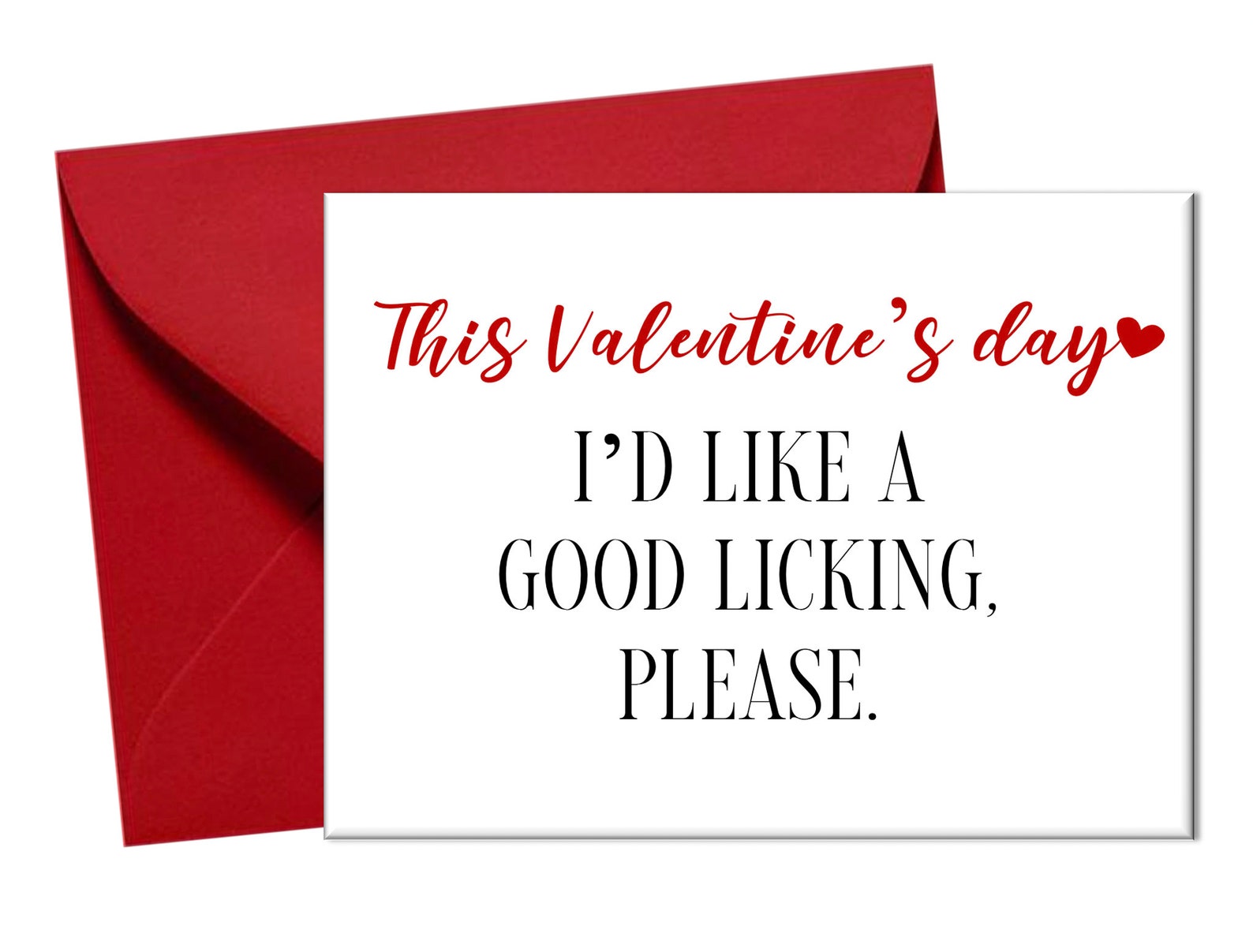 Dirty Valentine Day Card for husband/ Valentine Day Card for | Etsy