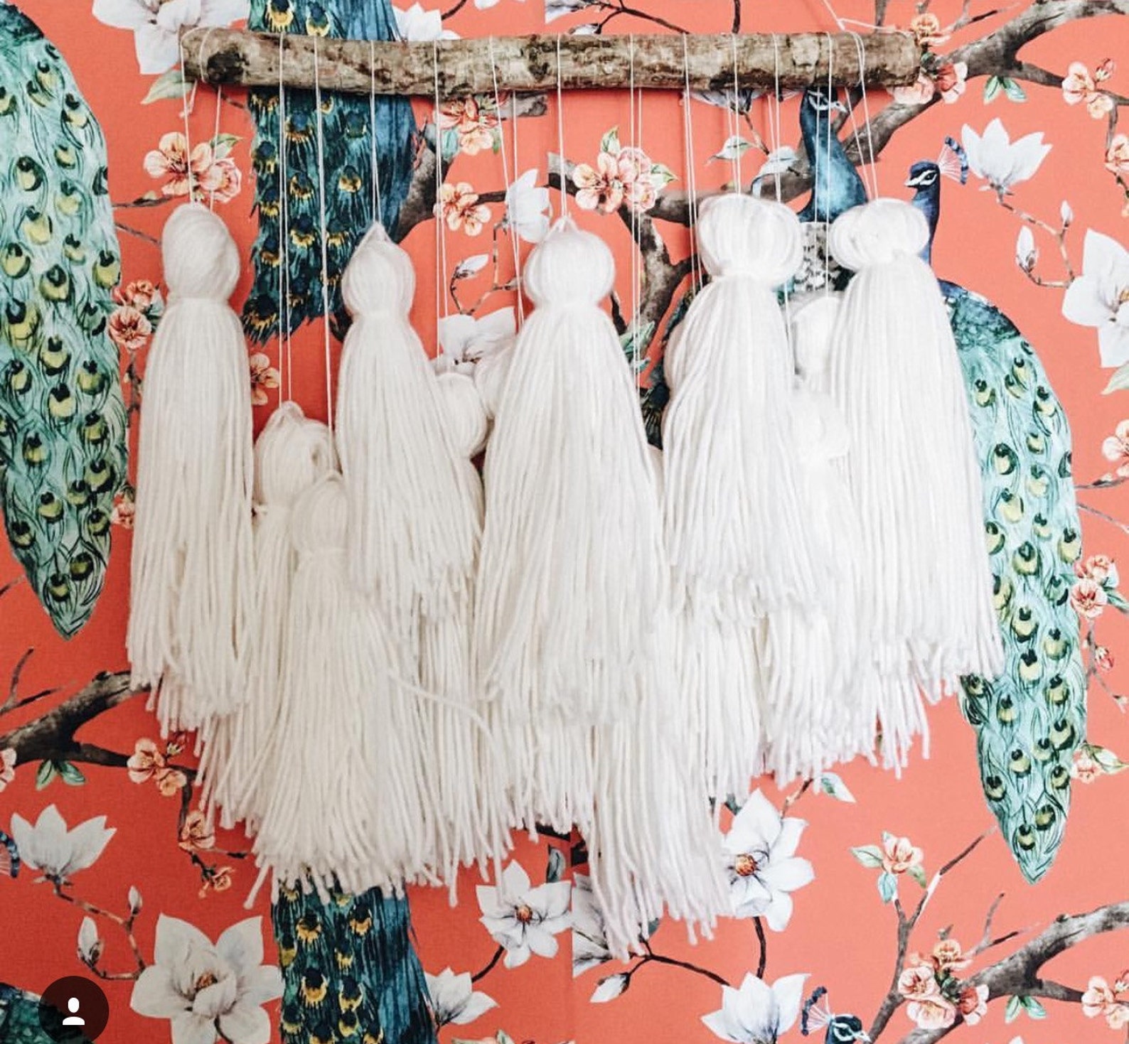 Boho Tassel Mobile Wall Garland Wall Hanging Boho Wall Etsy