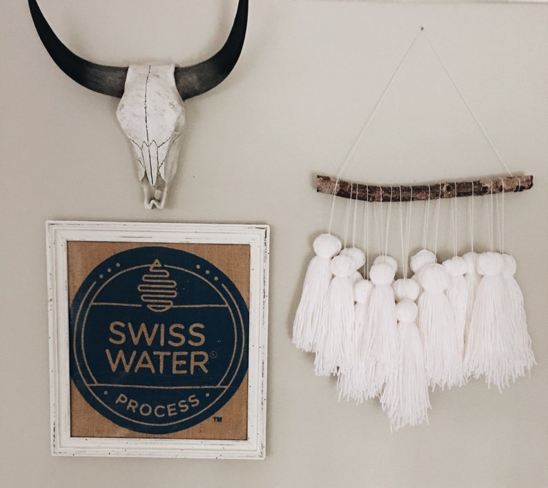 Boho Tassel Mobile Wall Garland Wall Hanging Boho Wall Etsy