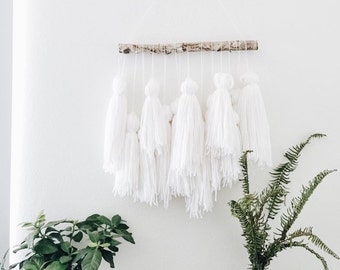 Boho Tassel mobile, wall Garland, wall hanging, boho wall hanging, wall hanging