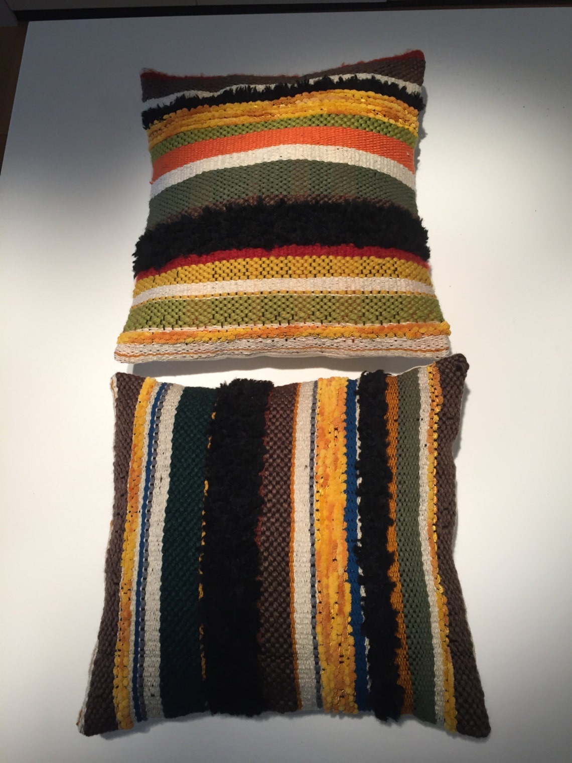 Hand Loomed Mid Century Modern Pillows and Cushions Etsy