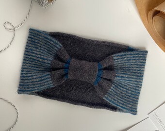 Knitted Headband, Ear Warmer, 100% Lambswool Headband.