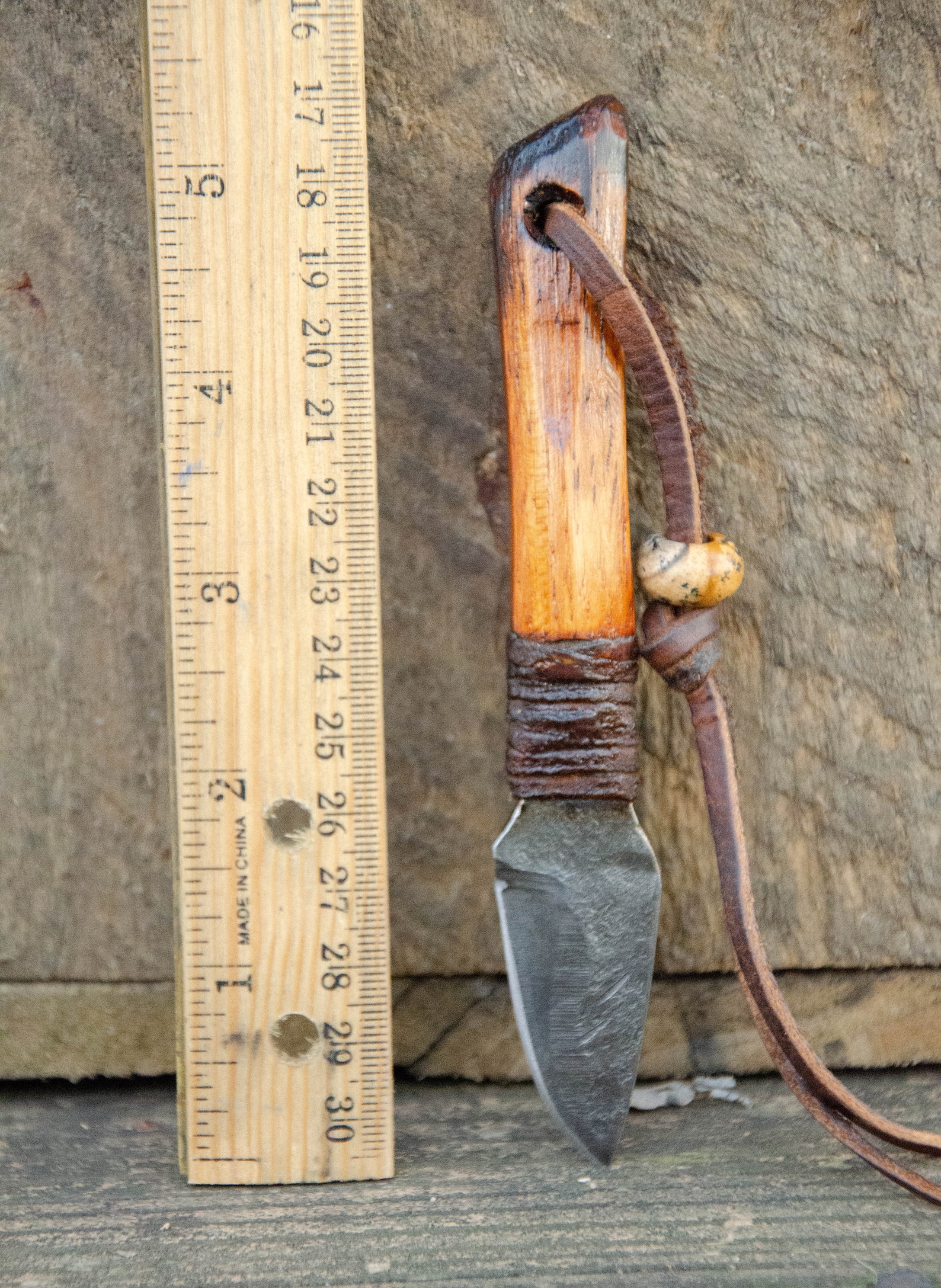 Hand Neck Knife handmade in the USA Frontier knife Etsy
