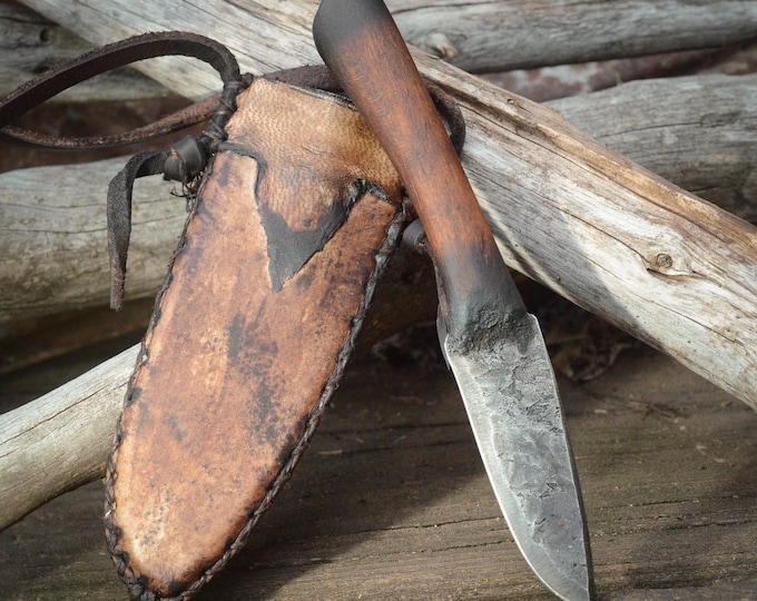 Mountain Man Neck Knife, Prairiewind Handmade, Frontier, Primitive