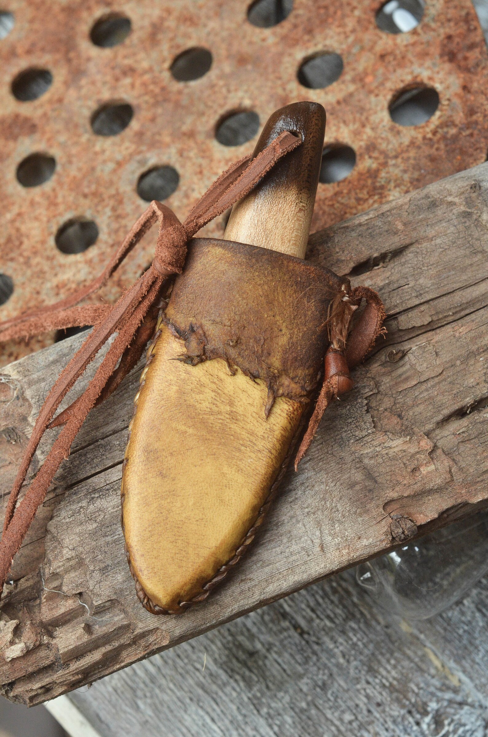 Mountain Man Neck Knife Custom Knife Hand Knife Made Etsy