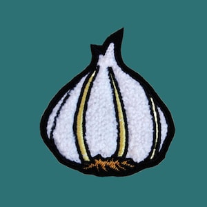 Fuzzy Knoblauch Aufnäher