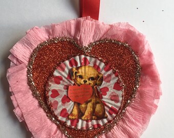 Vintage Valentine's | Victorian Valentine's | Valentine's Banner | Valentine's Garland | Dog/Cat Valentine |