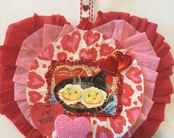 Vintage Victorian Paper Valentine's| Vintage Valentine's Banner | Valentine's Day Decor| Valentine's Decoration