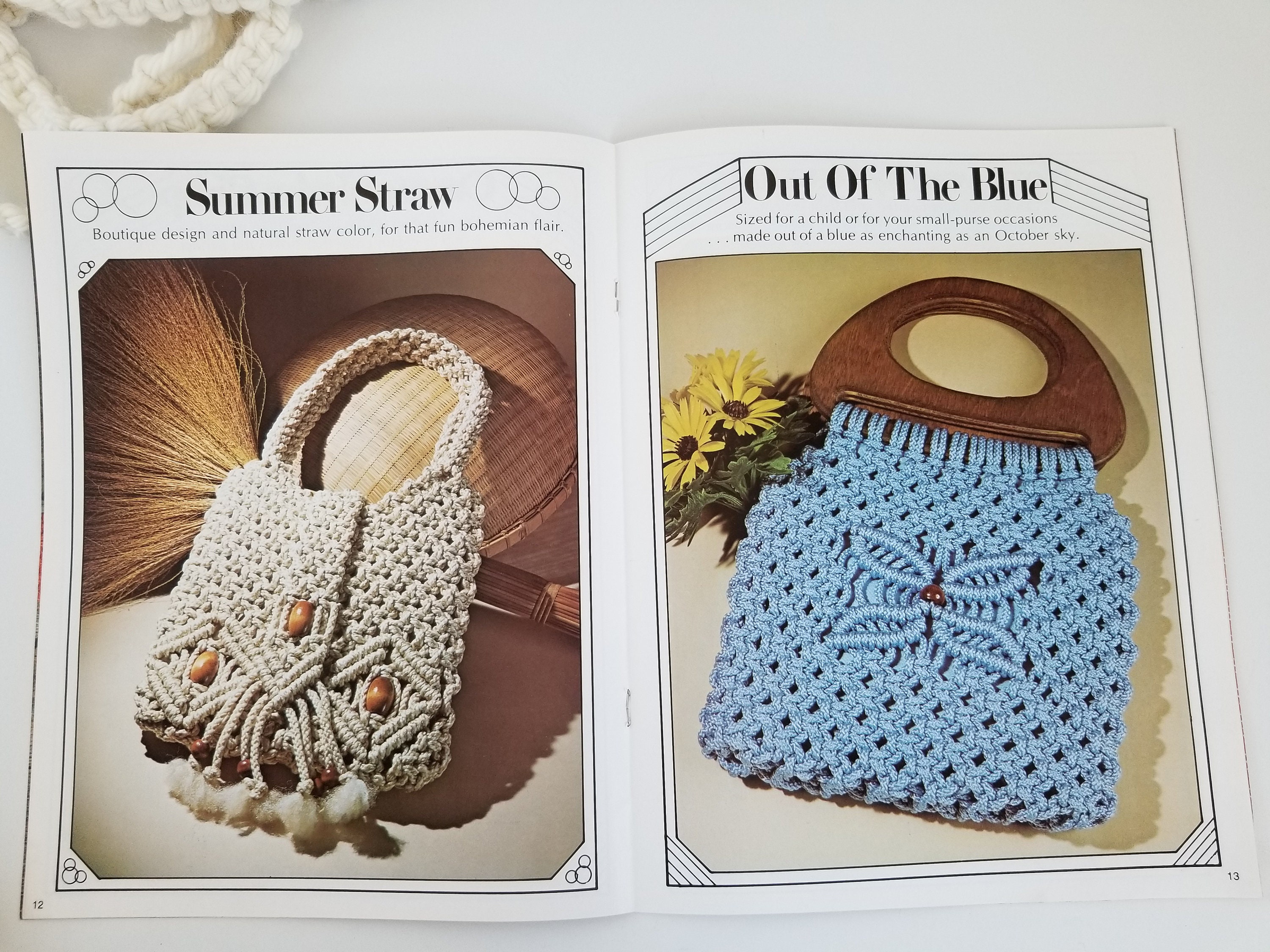 Livre Vintage De Patrons Macramé - The Macramé Pendantmaker Par Rose Brinkley #7301