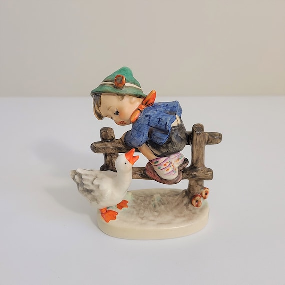 Hummel boy with sale goose
