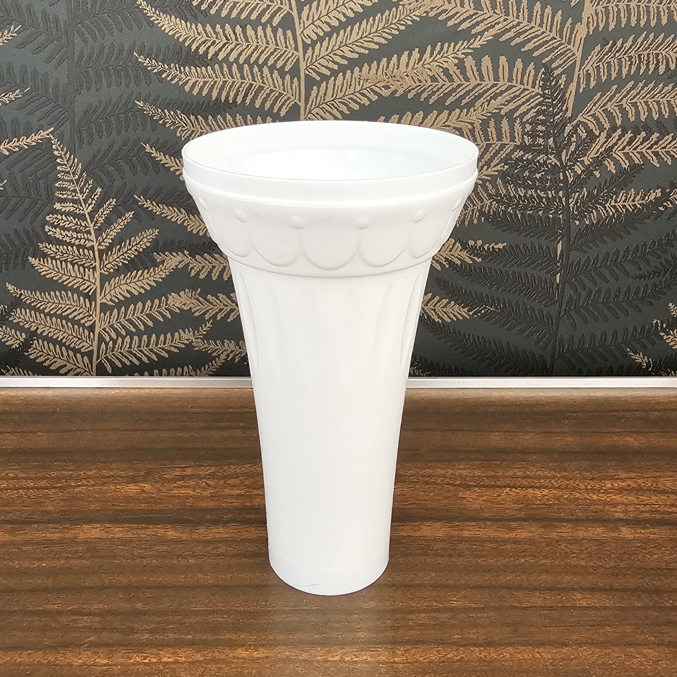 Vase/pot Tupperware Vintage – Jaune – Forme Double Combinaison – Occasion