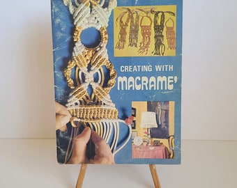 Macrame Designs, Creating with Macrame, Instructional Booklet, FREE SHIP