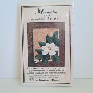 Quilting, "Magnolia" Quilt Pattern, Foundation Paper Piecing Pattern, Eileen Bahring Sullivan