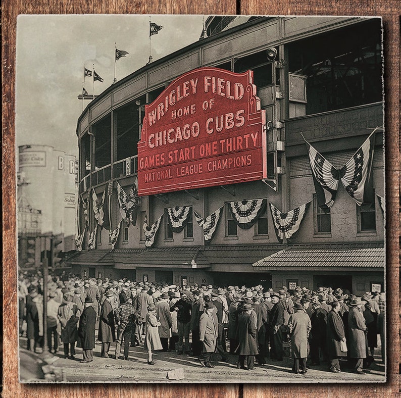 Chicago Landmark Coaster Set Mix & Match Marshall Fields, Art Institute, Watertower, Chicago Theater, Wrigley, Soldier Field, Comiskey image 7