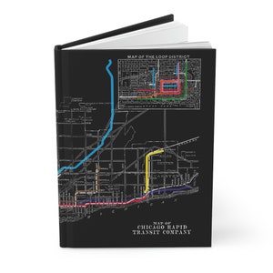 Chicago Transit CTA Hardcover Journal Matte image 3