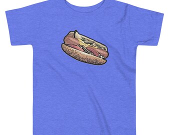 Chicago Style Hot Dog Toddler Short Sleeve Tee - No Ketchup